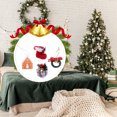 thumbnail image 4 of 4x 1:12 Scale Dollhouse Christmas Decoration Miniatures Dollhouse Accessories Traditional Dollhouse Mini Christmas Wreath, 4 of 10