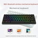 thumbnail image 1 of Teclado mecánico Bluetooth 60% teclado teléfono móvil tableta computadora eje rojo té verde negro, 1 of 5