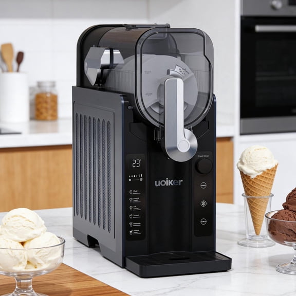 ICYBER BOOM 88 Oz Slushie & Touch Screen Slushy Machine 15-Minute Frozen Drink Maker with 6 Preset Setting, Black