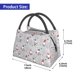 thumbnail image 2 of Fotbe Santa with Gifts Bolsa Térmica Portátil con Estampado, Bolsa de Entrega de Alimentos Aislada, Bolsa Reutilizable de Gran Capacidad para Comidas y Supermercado, 2 of 6