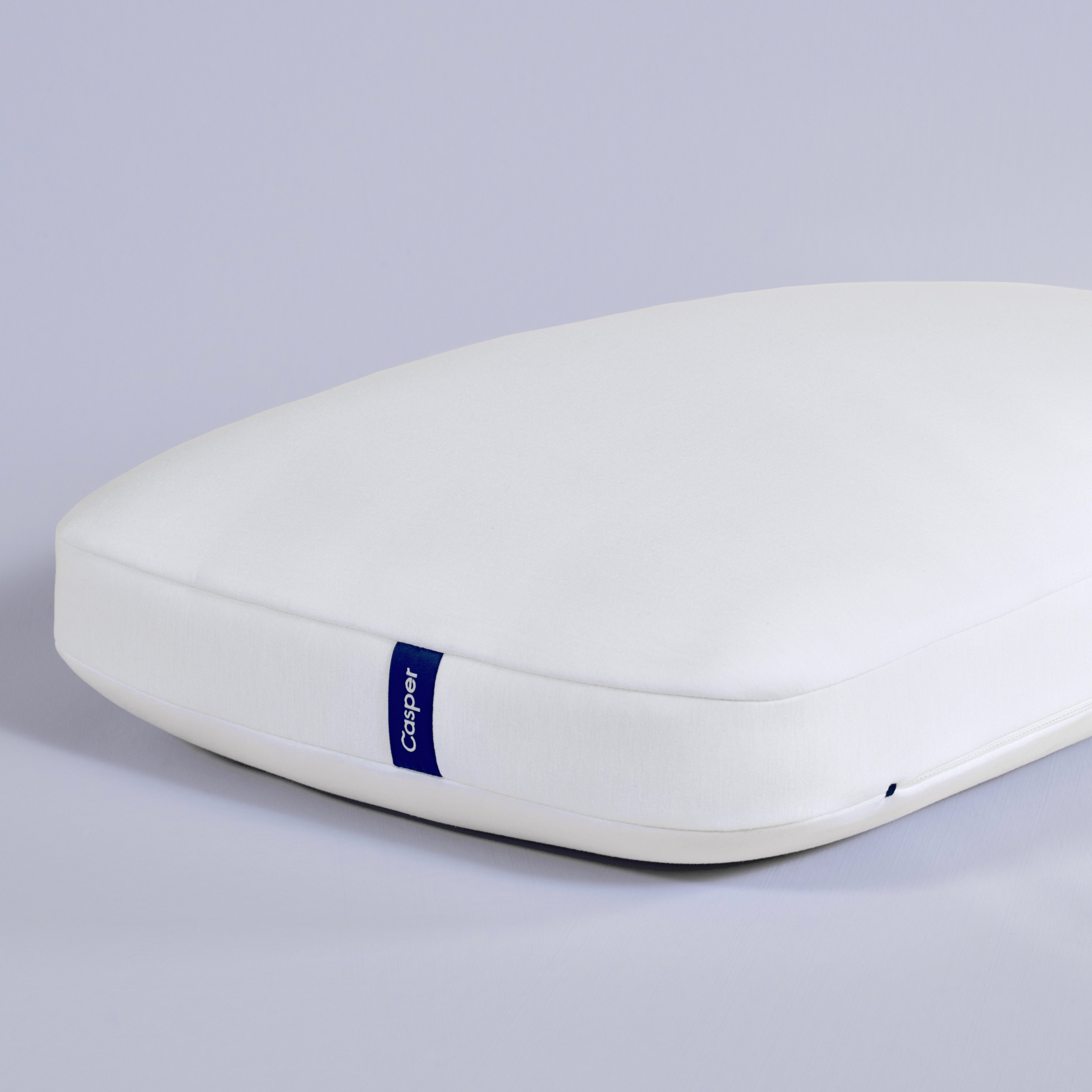 Casper Sleep Foam Pillow for Sleeping, Standard, White, 16'' x 24