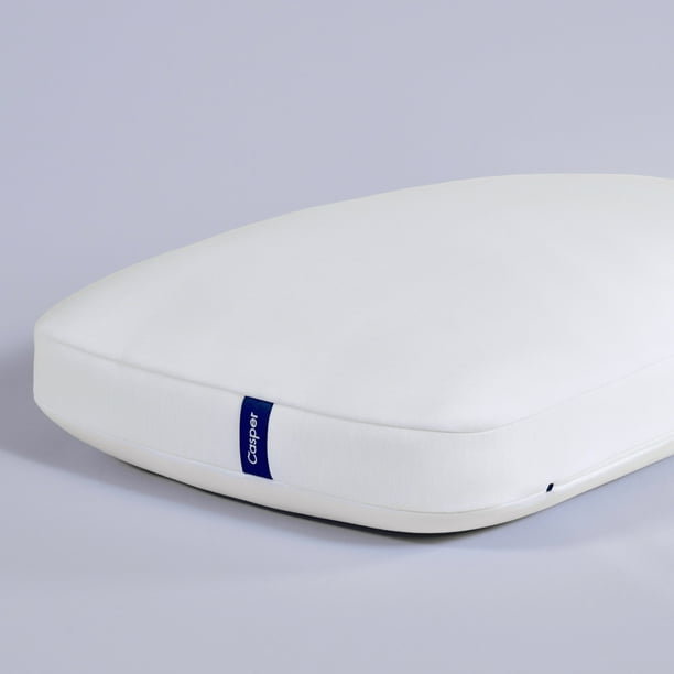 Casper Sleep Foam Pillow for Sleeping, Standard, White, 16'' x 24