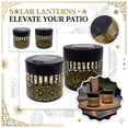 thumbnail image 2 of Solar Lanterns Outdoor, Solar-Powered Hanging/Wall-Mounted Lanterns with Star Pattern, Waterproof Decorative Lights for Patio Garden Yard Porch - 1PC, 2 of 6