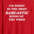 thumbnail image 2 of Instant Message - I'm Sorry Sarcastic  - Men's Long Sleeve T-Shirt, 2 of 5