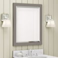thumbnail image 2 of Alaterre Furniture 24" Beveled Bath Vanity Mirror, Gray, 2 of 8