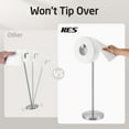 thumbnail image 5 of KES Toilet Paper Holder Free Standing 26" H (Taller Version), Toilet Paper Roll Holder Stand with Weighted Base for Bathroom, 18/8 Stainless Steel Brushed, 5 of 10