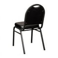 thumbnail image 6 of (10 PACK) Dome Back Banquet Dining Chair with Black Vinyl - Commercial Quality Restaurant Chair, 6 of 6