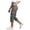Grey, variant on Women's High Waisted Casual Pants Knit Blend Trousers with Pockets for Everyday Comfort Easy Care Daily Holiday Wear