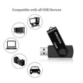 thumbnail image 3 of Memoria USB ENUODA de 128 GB USB 2.0 giratoria negra, 3 of 6