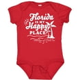 thumbnail image 3 of Inktastic Florida is My Happy Place with Palm Trees Boys or Girls Baby Bodysuit, 3 of 5
