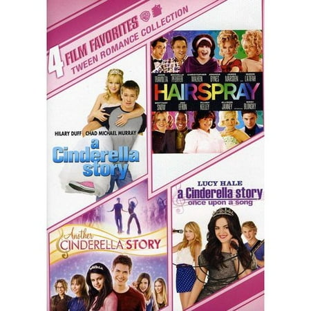 4 Film Favorites: Tween Romance (Hairspray, Cinderella Story, Cinderella Story 2, Cinderella Story: Once Upon a Song)
