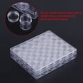 thumbnail image 4 of Seal And Store, Save Space Clear Container Jars, 30 Pcs Round Small Containers, Plastic Containers, For Storing Earrings Rings Beads For Displaying Rhinestone, 4 of 8