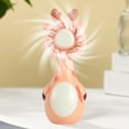thumbnail image 1 of Binmer Summer Cute Pet Series Mini Handheld Fan USB Rechargeable Student Activities Small Gifts, 1 of 6