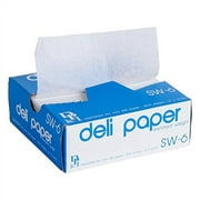 Durable Packaging SW6 Interfolded Wax Paper Sheets. Deli / Bakery Wrap. Total of 1000 Sheets.  (2 Packs of 500 Sheets)