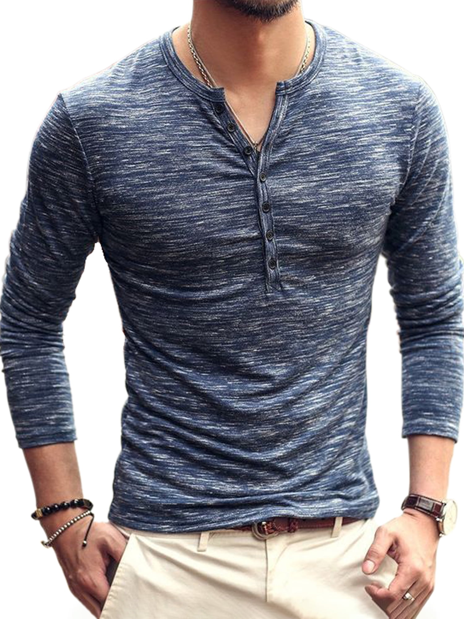athletic fit henley shirts