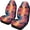 Reflected Beach Sunset, variant on XYZCANDO Abstract Camo Pattern Car Front Seat Covers Polyester Fabric Interior Decor Car Seat Covers Vans Sets car Front Seats, Anti-Slip Comfy Truck SUV