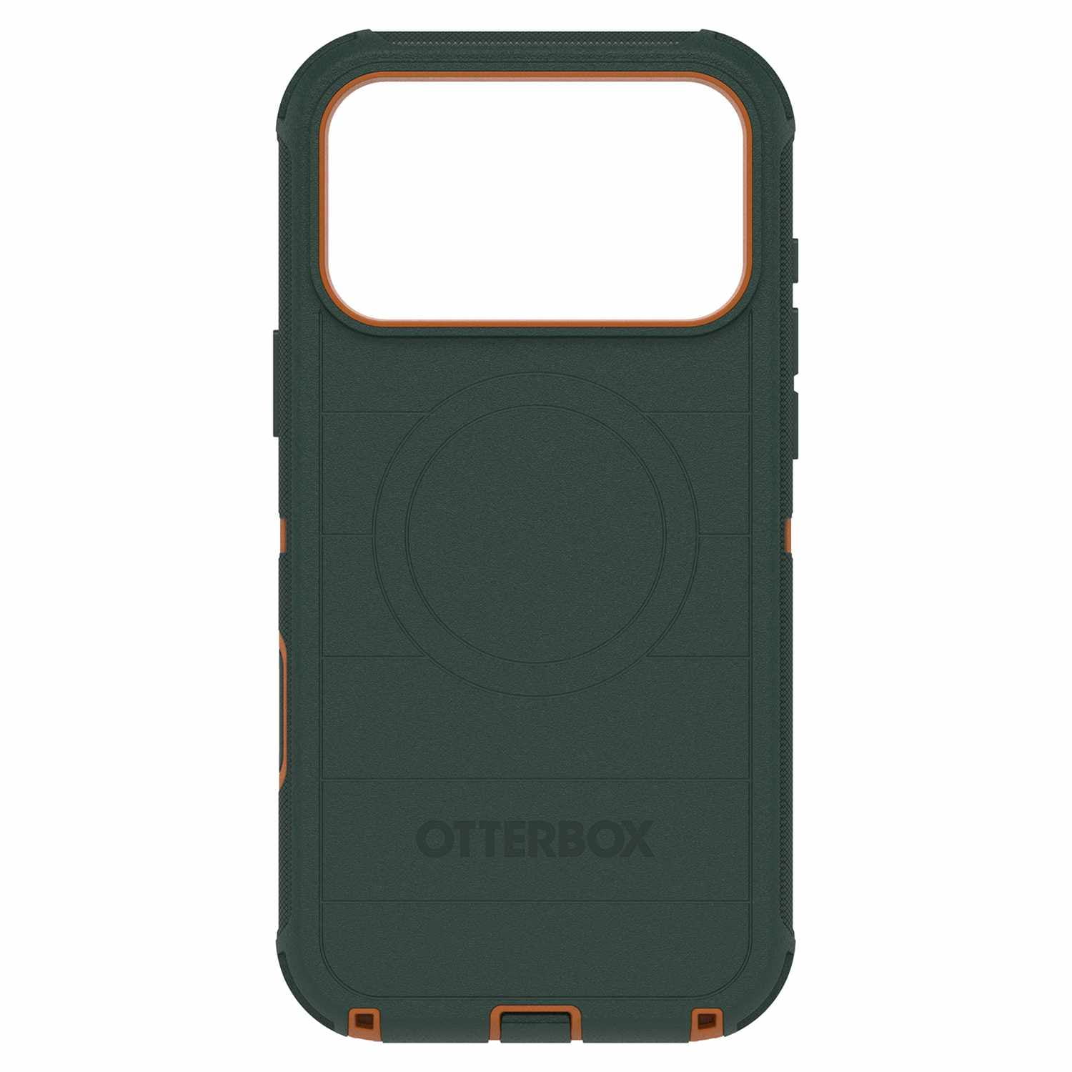 OtterBox Étui Defender Pro MagSafe avec Contrôle de la Caméra Coopersmith (Vert) pour iPhone 17 Pro