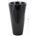 thumbnail image 3 of DecMode 35" Floor Black Fiberglass Vase, 3 of 10