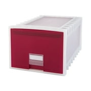 Storex Plastic Drawer Letter/Legal Size Red 61105U01C