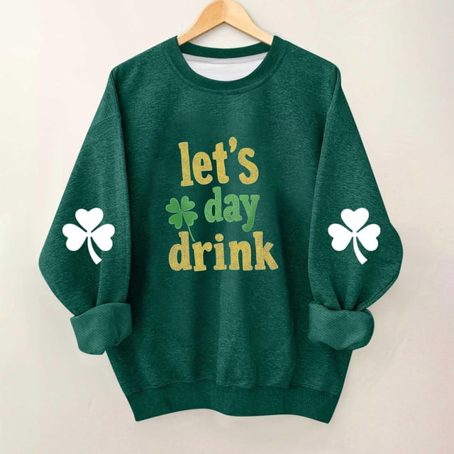 hengsof Chandail de Mode pour Enfants pour la Saint-Patrick, Chandail Graphique à Manches Longues et Col Rond pour les Festivités, Âges 1 à 13 Ans