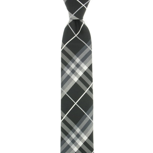 Geoffrey Beene Men's Black Plaid Tie - Walmart.com