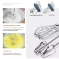 thumbnail image 2 of PourV Electric Hand Mixer with 2 Whisks and 2 Dough Hooks 7 Speed Egg Beater Kitchen Mixer for Eggs Cream, 2 of 4