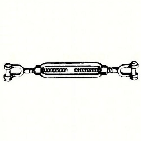 Chicago Hardware  030793; Turnbuckle J&J Galvanized 1/2In X 12