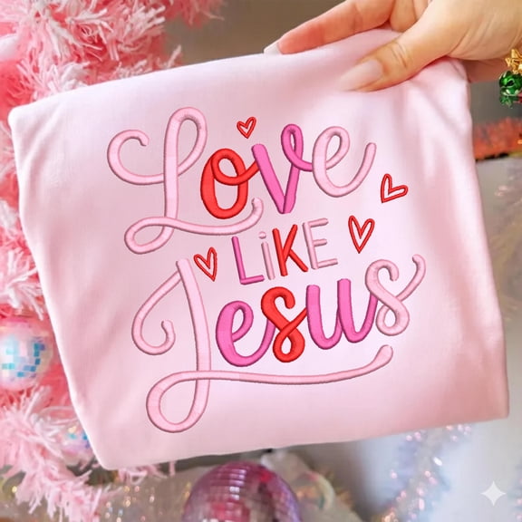 Valentine Jesus Love Embroidery Design, You are so Loved Valentine's Heart , Christian Embroidery,