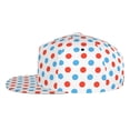 thumbnail image 4 of Uemuo Red Blue Polka Dots Pattern Women's Baseball Cap,Straight Brim Hat,Golf Dad Hat,Travel Hat,Sun Protection Cap,Everyday Accessory, 4 of 9