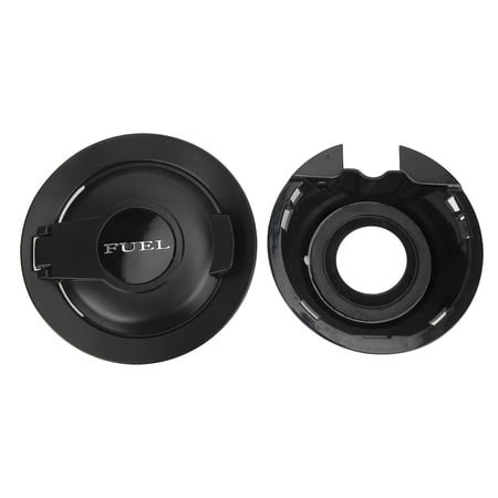 Aazon.co: Black carbon fiber Gas Cap Fuel Filler Door Cover For Do