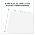 thumbnail image 6 of Print And Apply Index Maker Clear Label Dividers, 5 White Tabs, Letter | Bundle of 10 Sets, 6 of 7