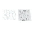 thumbnail image 2 of Sello en relieve, kit de sello transparente, sellos únicos para hacer tarjetas, juego de sellos elegante y moderno, 2 of 12