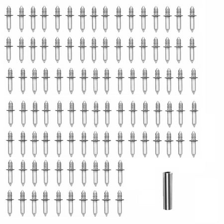 

Double Head Skirting Thread Seamless Nail Double Headed Nails Seamless Skirting Thread Nails With Solid Wood Baseboard Screws & Nail Specific Sleeve Tool (100PCS)