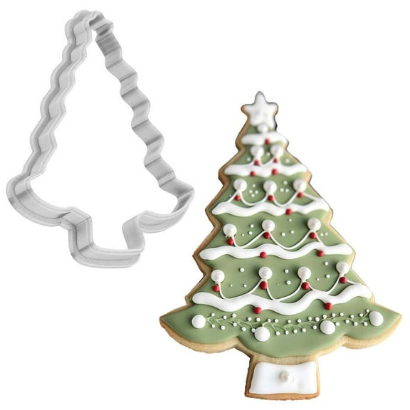 Christmas Evergreen Garlands Cookie Cutter 4 Inch Made in USA by WONDERTORY