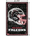 thumbnail image 3 of NFL Atlanta Falcons - Neon Helmet 23 Wall Poster, 22.375" x 34", 3 of 4