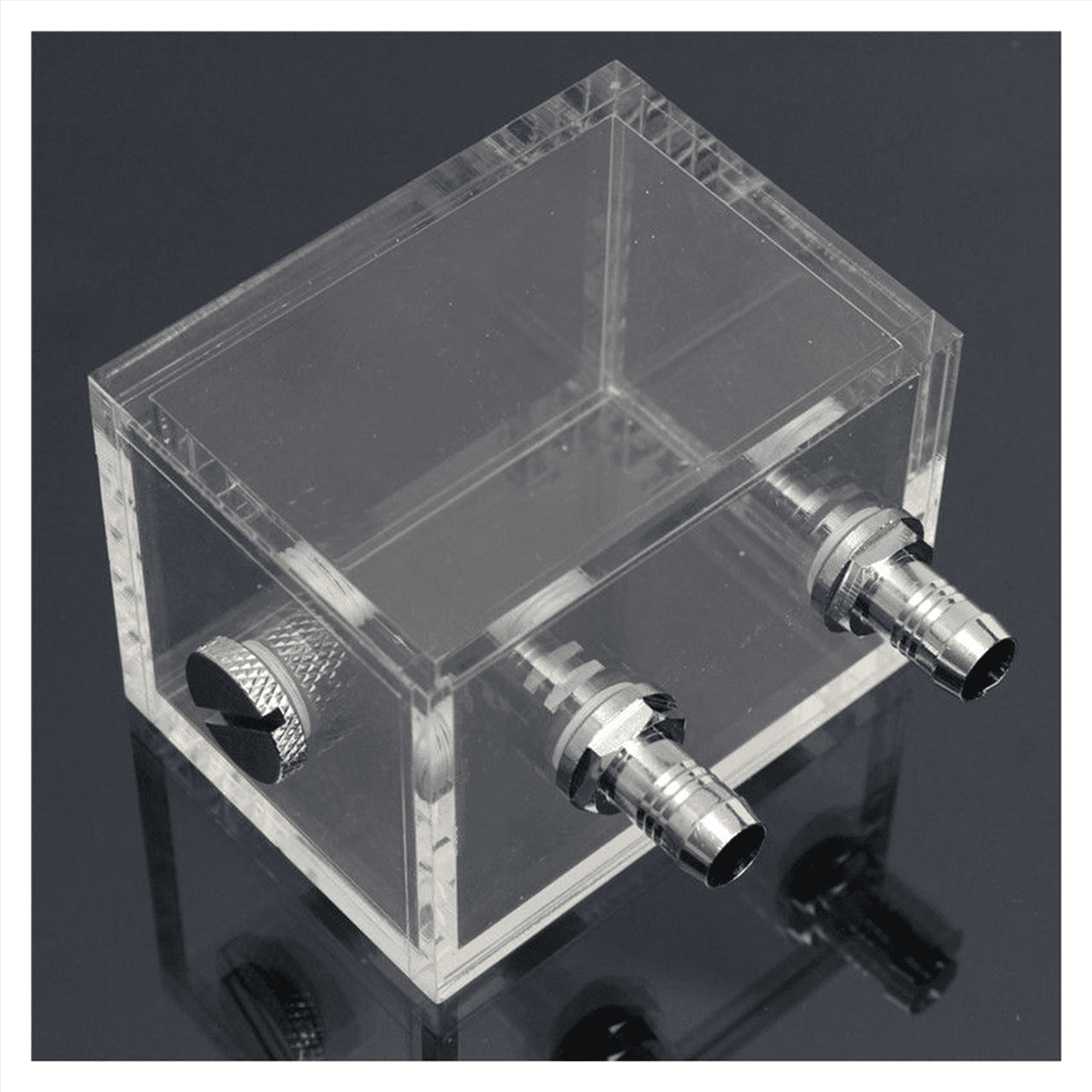 3X New 200Ml Acrylic Water Tank Cooler Water Cooling Radiator Pc Cpu Water Block Transparent