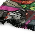 thumbnail image 3 of Transformers Blanket, 50'x60' Transformers Squares Woven Tapestry Cotton Blend Fringed Throw, 3 of 5
