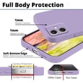 thumbnail image 5 of Compatible with Samsung A05 Case Silicone Liquid Dark Green, Soft Smooth Touch Phone for Samsung Galaxy A05 Case Silicone Shockproof Thin Cover (Purple), 5 of 14