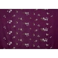 thumbnail image 2 of Zelouf Bellflower Embroidery Scuba  , Sewing, DIY, Crafts Fabric by the Yard, Plum/orchid, 7 Yard, 2 of 2