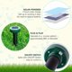 thumbnail image 3 of Paquete de 4 repelentes solares para topos, repelente ultrasónico para animales con energía solar para jardín, césped, jardín, deshacerse de topos, topillos, ratas, roedores, 3 of 5