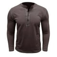 thumbnail image 2 of RXIRUCGD Blouse à Manches Longues Col Rond pour Hommes, Café, Taille : 2TG, 2 of 5