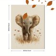 thumbnail image 3 of Qisvanset 12x16 Inch With Frame 2D Flat Wall Art Warm Misty Autumn Forest Rustic Nature Home Wall Decor, 3 of 8