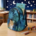 thumbnail image 3 of DISNIMO Leopard Print Spacious School Backpack for Elementary Middle School Students, Multi-compartment Bookbag with Side Mesh Pockets for Daily Use & Travel, 3 of 7