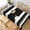 Black White, variant on Modern Bold Black White Stripe Rectangle Table Cloth Soft Washable Oblong Tablecloth Covers for Kitchen & Table Linens 60" x 84"