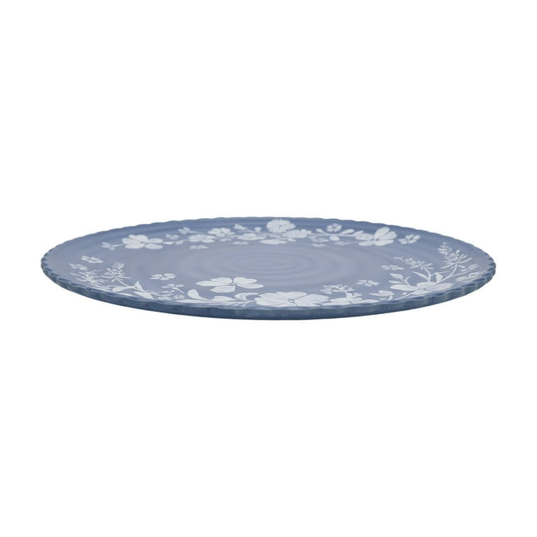 The Pioneer Woman Daisy Bamboo Melamine Dinnerware Set Blue 12