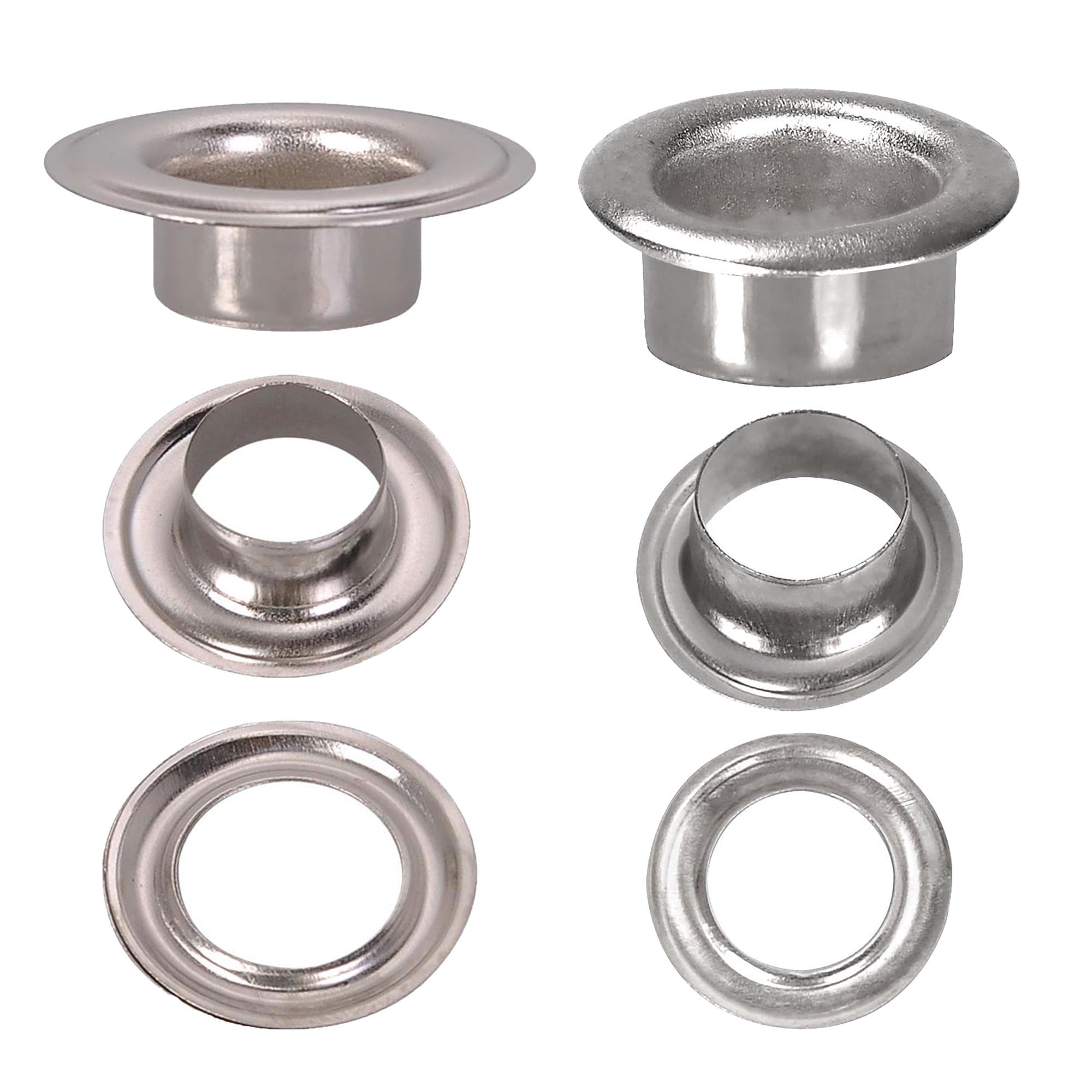 Yescom 8000 sets of 1/4"(6mm) 3/8"(9.5mm) 1/2"(12mm) Grommet Kits Eyelets and Washers for Leather Tarp Prints