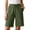 Green, variant on Ice Silk Running Shorts for Senior Women Over 50 Lightweight Stretch Hiking Workout Gym Shorts with Zipper Pockets