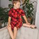 thumbnail image 4 of Balery Strawberry Red Conjunto de Pijama Infantil de Manga Corta con Estampado – Ropa de Dormir de Algodón Suave-Large, 4 of 6