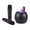 Black, variant on NFTIGB Mini Portable BT Karaoke Machine Wireless Microphone & Speaker Set, Dual Mic Gifts for Birthday Party Home KTV Disco LED Lights (16.0 cm / 6.30 inches) - Black