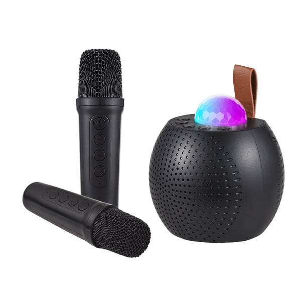 Máquina de Karaoke Mini micrófono inalámbrico y altavoz con 2